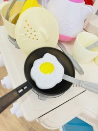 Bounn Zestaw kuchnia zabawkowa 109 elementów różowa