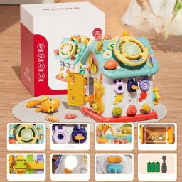 Bounn Domek sensoryczny dla niemowląt światło dźwięk