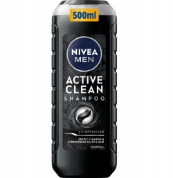 NIVEA_Men Active Clean odświeżający Szampon z aktywnym węglem 500ml