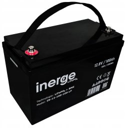 Akumulator LiFePO4 12V 100Ah (100A) + BMS Inerge