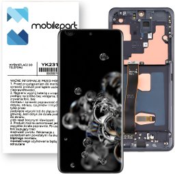 Wyświetlacz do Samsung Galaxy S20 Ultra 4G / 5G LCD Full Oled Ramka Czarny