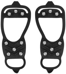 Springos Raczki turystyczne, nakładki kolcowe czarne uniwersalne rozmiar 41-45