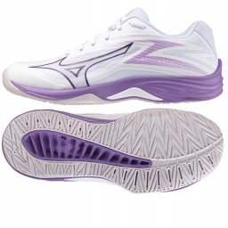 Mizuno Buty siatkarskie LIGHTNING STAR Z7 JR r. 40 biało - fioletowe