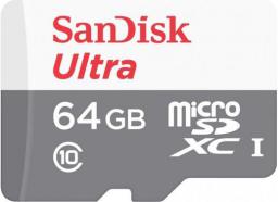 Karta SanDisk Ultra MicroSDXC 64 GB Class 10 UHS-I  (SDSQUNS-064G-GN3MN)