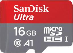 Karta SanDisk Ultra MicroSDHC 16 GB Class 10 UHS-I/U1 A1  (SDSQUAR-016G-GN6I)