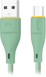 Kabel USB Orno USB-A - microUSB 1 m Zielony