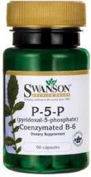 Swanson Witamina B-6 20mg 60 kaps.