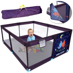 Joko Duży kojec dla dziecka suchy basen 160x200 cm + torba pokrowiec ZA5712 EDUKAMP