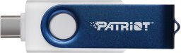 Patriot Memory Xporter X550 pamięć USB 32 GB USB Type-A / USB Type-C 3.2 Gen 1 (3.1 Gen 1) Niebieski, Biały
