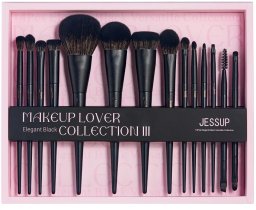 JESSUP Matte Black Versatile Brush Collection zestaw pędzli do makijażu 14szt. T336