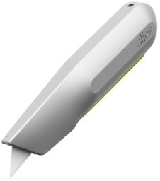 Nóż bezpieczny SLICE 10493, blister, srebrno-zielony