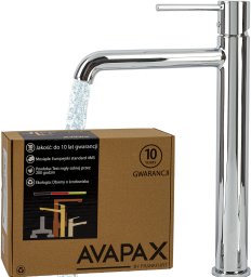 Bateria umywalkowa Avapax Ultimate stojąca chrom (ABUL131111)