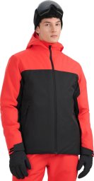 Kurtka narciarska męska 4F M0951 czerwono-czarna 4FWAW25TTJAM0951 90S XL
