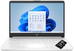 Laptop HP Laptop 14-dq0052dx / 685K1UA / Intel N / 8GB / 64GB eMMC + 64GB SD / Intel UHD / HD / Win 11 / Biały