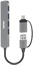 HUB USB Port Connect Hub USB 4 Ports 3.0 Slim Combo