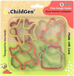 ProGarden Foremki do modelowania ciastoliny 8szt EDUKAMP