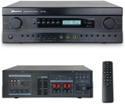 AudioPort Wzmacniacz audio 2x300W karaoke DSP HDMI pilot KC8300 one size