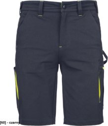 L-SURE DAWSON - Wygodne męskie szorty materiał typu stretch elementy odblaskowe i Hi-vis wiele kieszeni 3XL