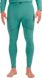 4f Spodnie termoaktywne męskie morska zieleń 4FWAW25USEAM234 46S S/M