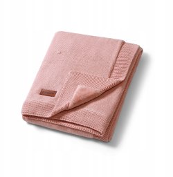PurePower BABY ONO 1671/01 KOCYK BAWEŁNIANY Z       FLANELOWYM PODZSZYCIEM RÓŻOWY