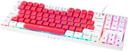 GAMIAC TKL90G Gaming Keyboard, Kailh Red - white/red