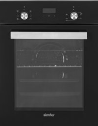 Piekarnik Simfer Oven 4207DERSP.1 47 L Multifunctional Manual Pop-up knobs Height 59.5 cm Width 45 cm Black