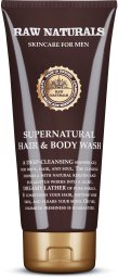 American Crew Raw Naturals Supernatural Hair Shampoo, Conditioner & Shower Gel 3-In-1, 200 ml For Men