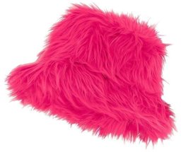 Kapelusz futrzany różowy