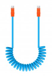 Kabel USB VONMHLEN USB-C - USB-C 1.5 m Niebieski (NL4991)