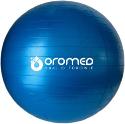 Oromed Piłka gimnastyczna dmuchana 65 cm niebieska one size