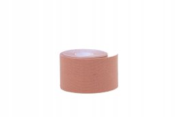 Taśma do kinesiotapingu 5 cm x 5 m beżowa one size