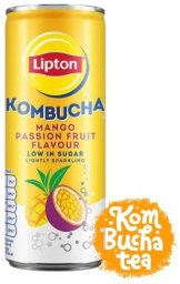 Lipton Kombucha Marakuja Mango napój lekko gazowany 250ml