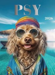 Kalendarz 2026 wieloplanszowy 24x34cm AI Psy