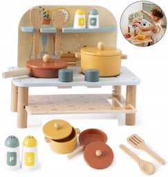 Promis mini drewniana kuchnia KD08