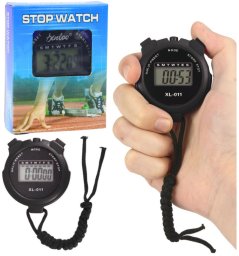 Stoper Cyfrowy LCD Elektroniczny Sportowy XL-011 Czarny LEAN Toys