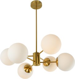 Lampa wisząca Domoletti PENDANT LIGHT RAILE 6XE27 GOLD
