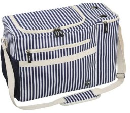 Cilio Torba termiczna piknikowa Maritimo, 45 x 20 x 30 cm, 23 l, biało-niebieska