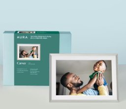 Ramka cyfrowa AURA Frames Carver Mat - Cyfrowa ramka na zdjęcia - 25.7 cm (10.1") - 1280 x 800 - clay with white mat