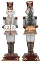 Dekoracja świąteczna Florina Zestaw 2 figurek Dziadkowie do orzechów 31,5cm LED / Merry Moments