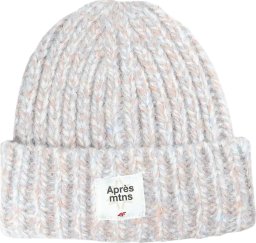 4f Czapka damska F572 jasny niebieski melanż 4FWAW25ACAPF572 34M