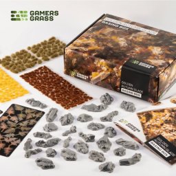 Gamers Grass Golden Autumn Glade Basing Box