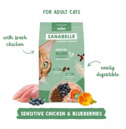 SANABELLE Adult Sensitive kurczak 8kg