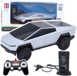 Cada Samochód Zdalnie Sterowany RC Pickup Truck Światła LED Srebrny EDUKAMP