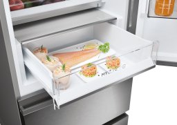 Lodówka Haier 3D 60 Serie 5 HTW5620DNMG Wolnostojący 414 l D Srebrny