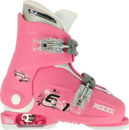 Roces Buty narciarskie Idea Up Junior różowo-białe 450491 009 30-35