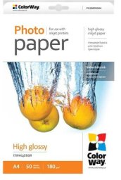 ColorWay papier fotograficzny A4 Biały Połysk