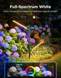 Govee H7086 RGBICWW Ogrodowe oświetlenie LED RGBWW, 1100 Lm, 2.4GHz Wi-Fi + Bluetooth, IP66