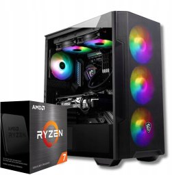 Komputer Komfig Komputer RYZEN 7 RX 7600 32GB DDR4 1TB M2 WINDOWS 11 Gamingowy