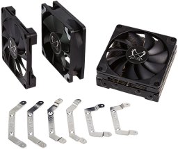 Wentylator Scythe SHURIKEN 3 Płyta główna Wentylator 9,2 cm Czarny 1 szt.