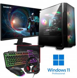 Komputer RYZEN 5 RX 7600 16GB DDR4 512GB M2 Zestaw Gamingowy
